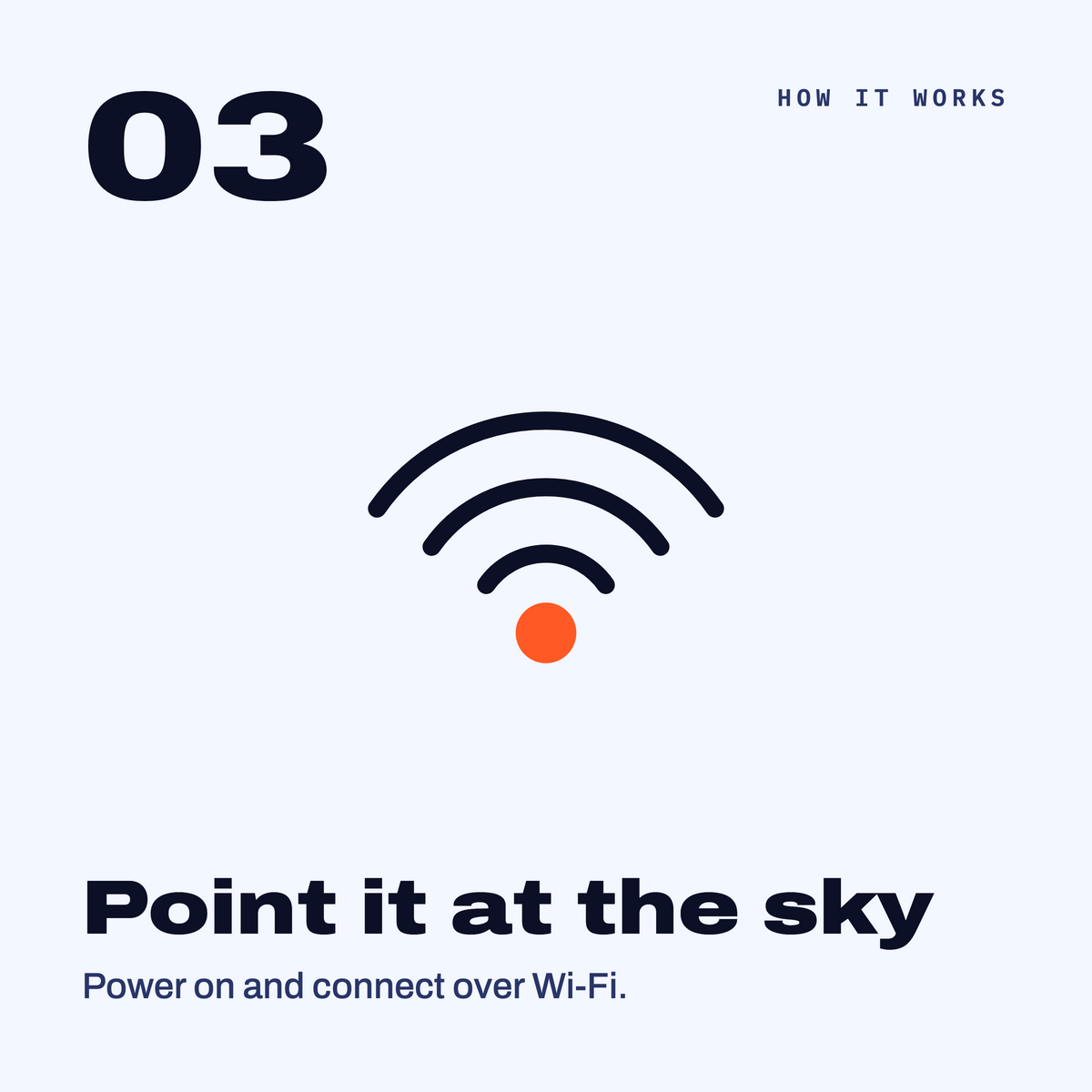 Step 3: use satellite Wi-Fi on your trip